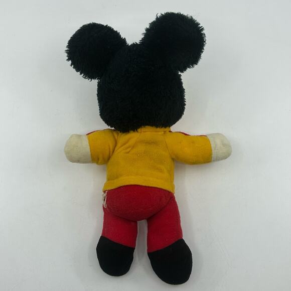 Mickey Mouse Power Vintage Knickerbocker Plush Stuffed Animal Toy Kids Fun Play - Picture 4 of 4